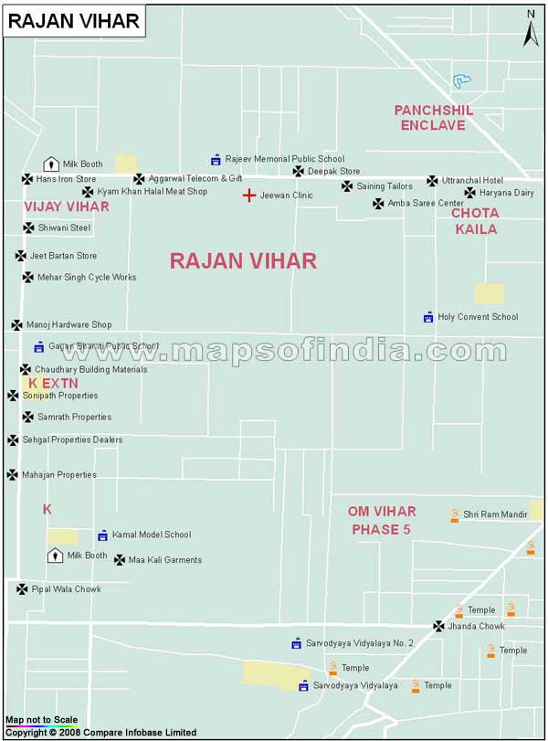 Rajan Vihar Map