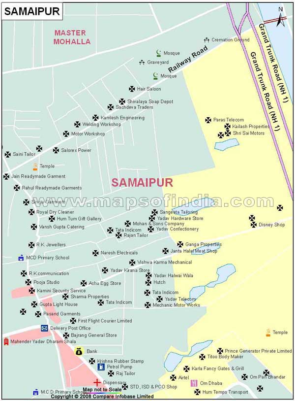 Samaipur Map