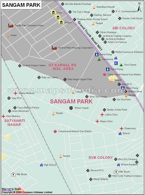 Sangam Park Map