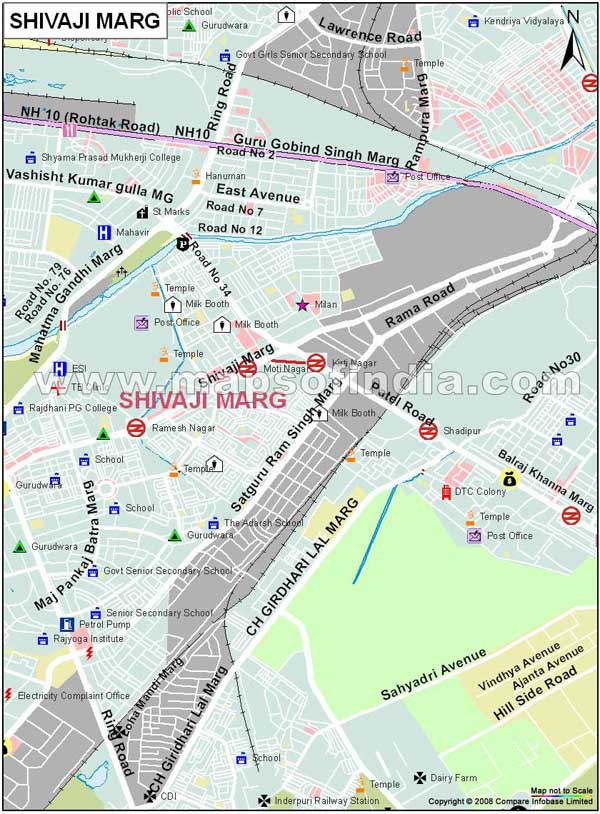 Shastri Marg Map