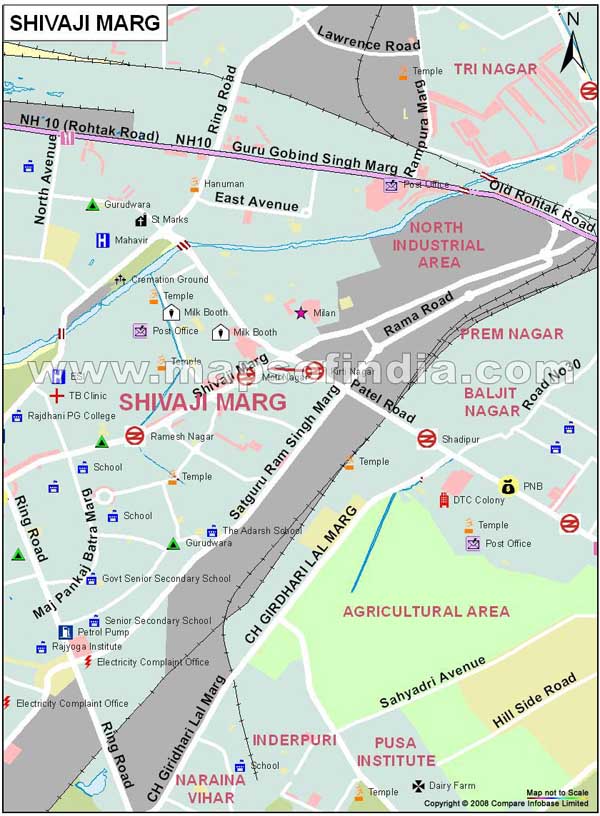 Shivaji Marg Map