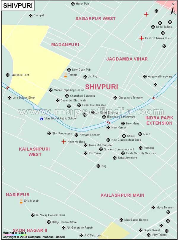 Shivpuri Map