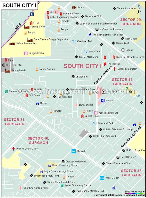 South City 1 Map