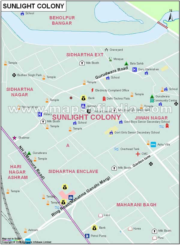 Sunlight Colony Map