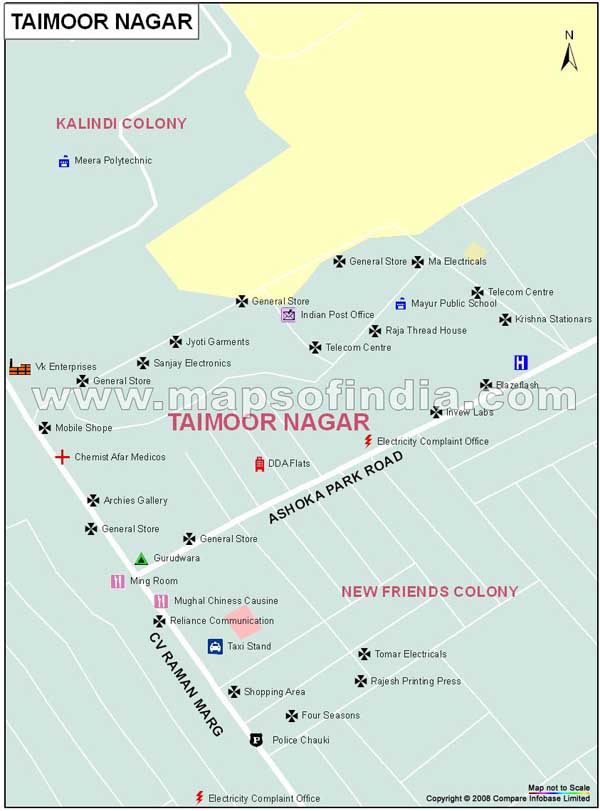 Taimoor Nagar Map