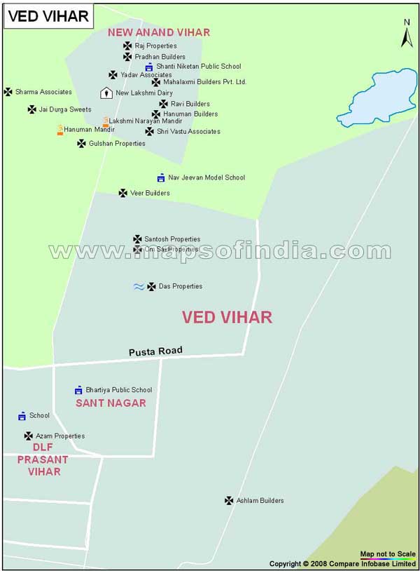 Ved Vihar Map