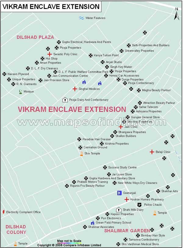 Vikram Enclave Extension Map
