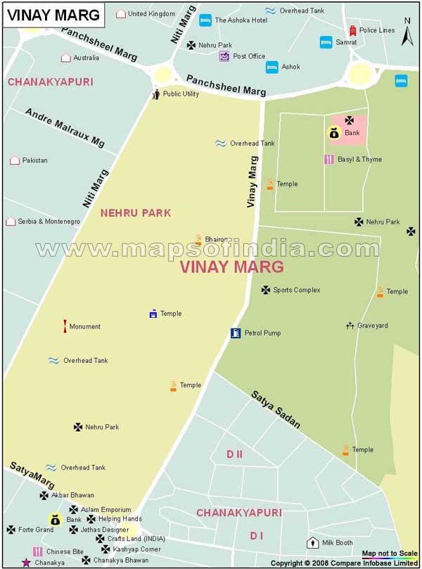 Vinay Marg Map