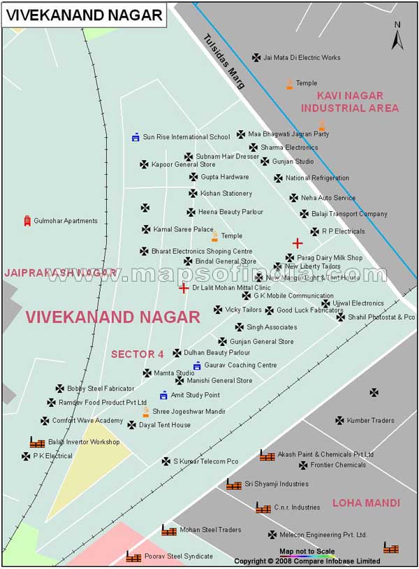 Vivekanand Nagar Map