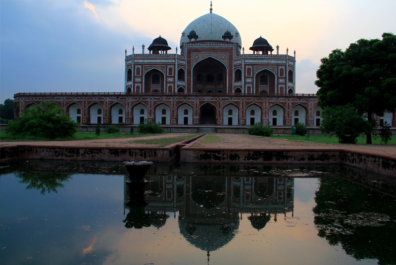 View of Humayun's Tomb From Behind
