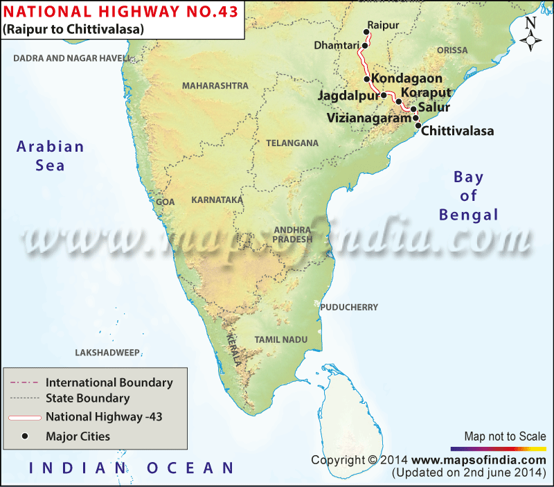 National Highway No. 43