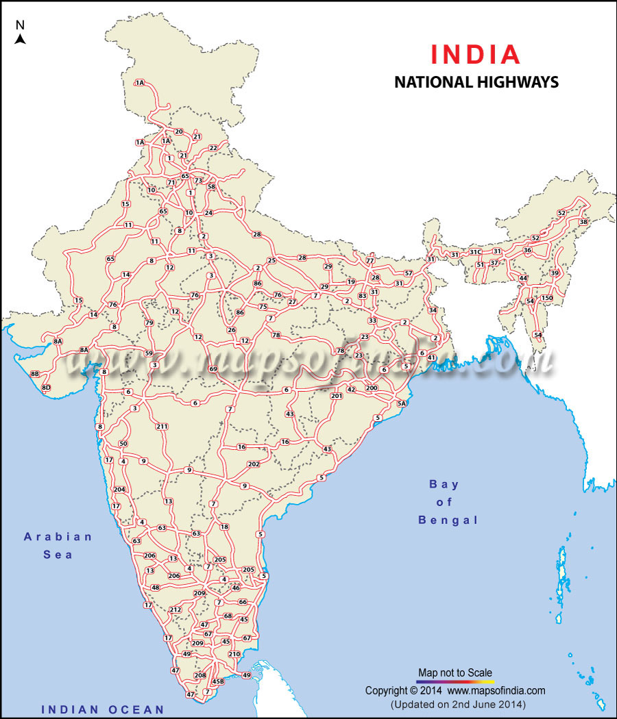 National Highway Map