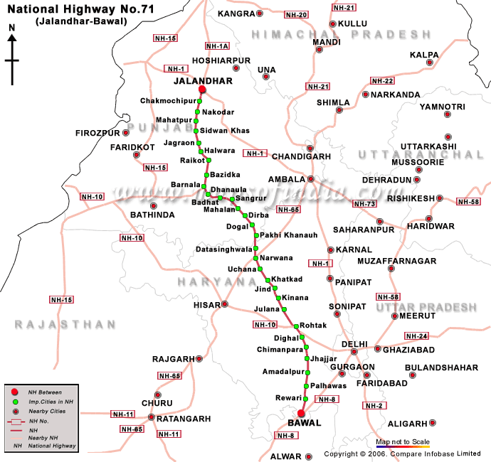 Driving Direction Map