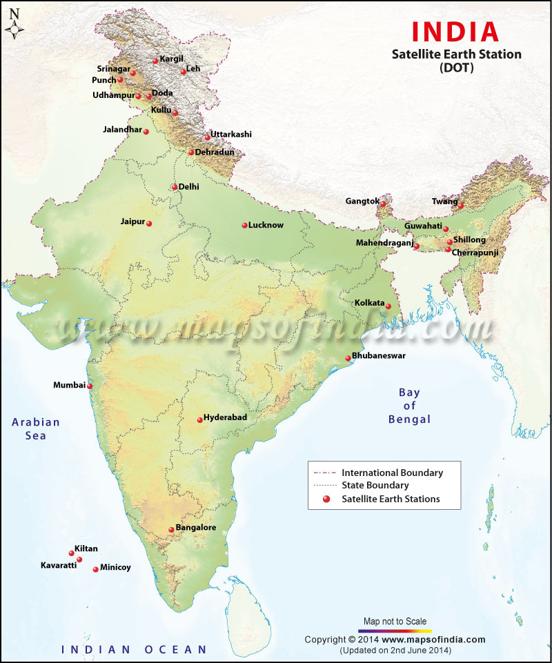 Department of Telecommunication Map