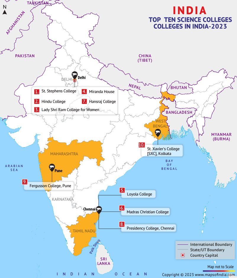 Top Ten Science Colleges in India