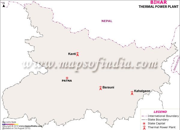 Bihar Thermal Power Plants Map
