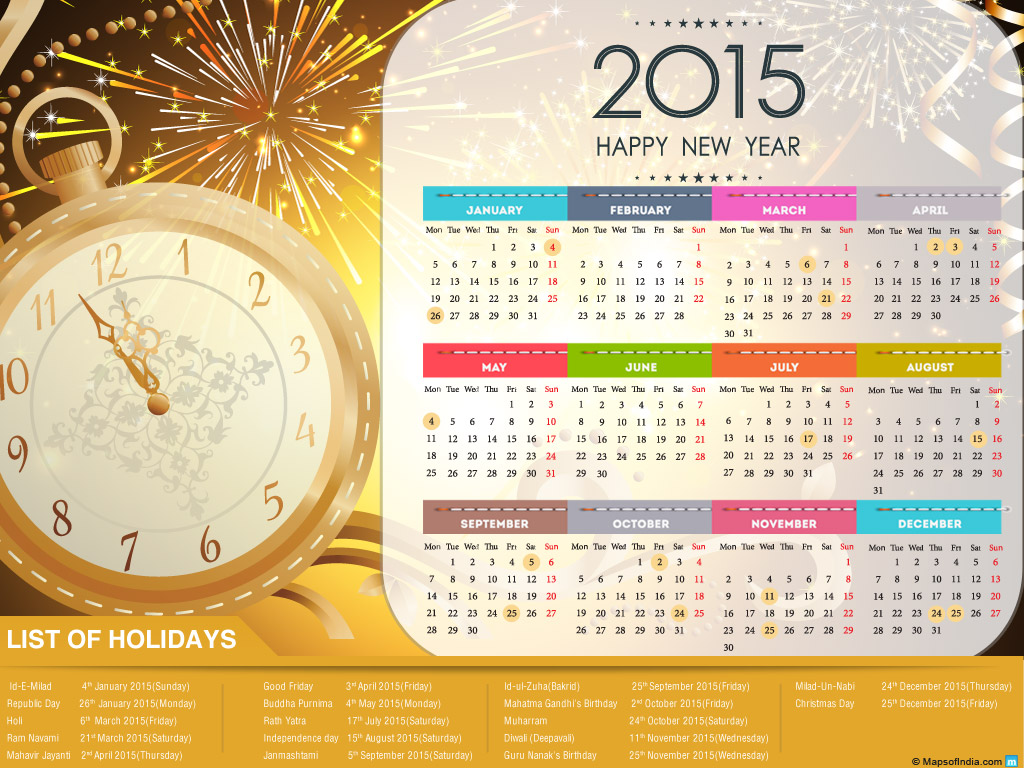 15 Calendar And Public Holidays Calendar 15