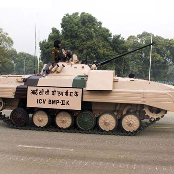 Nation heroes leading the sturdy Indian army tanks