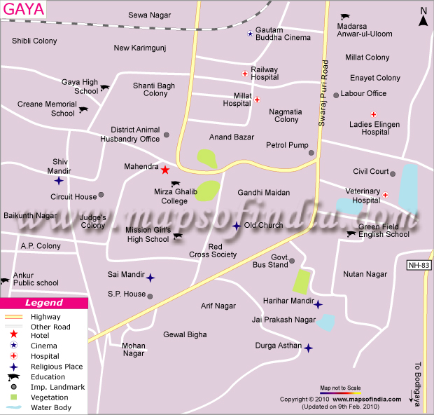 Gaya City Map
