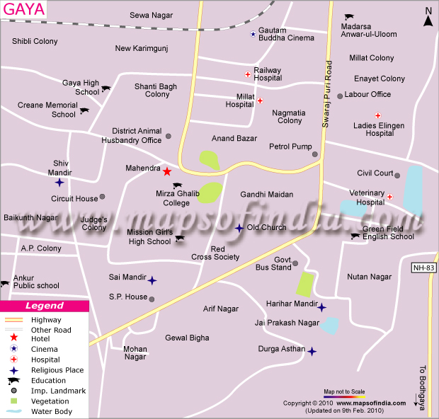 Gaya City Map