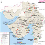 Gujarat Tourist Map