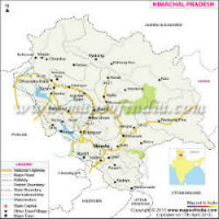 Himachal Pradesh Map