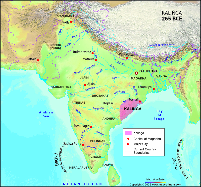 Map of Ancient Kalinga