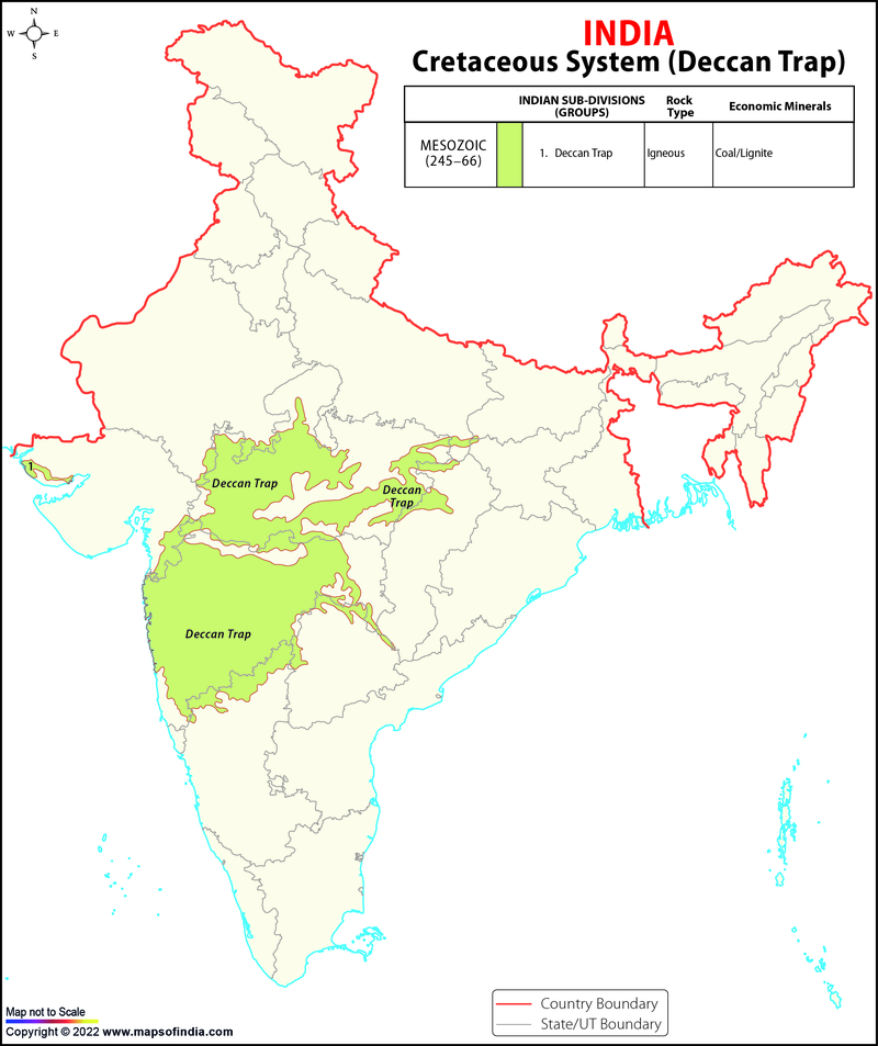 Cretaceous System Map cretaceous-system-map