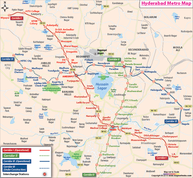 Hyderabad Metro Rail Price Chart