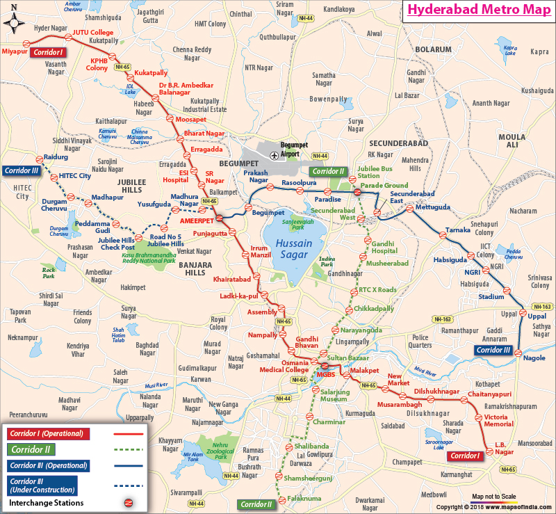 Hyderabad Metro Fare Chart 2018