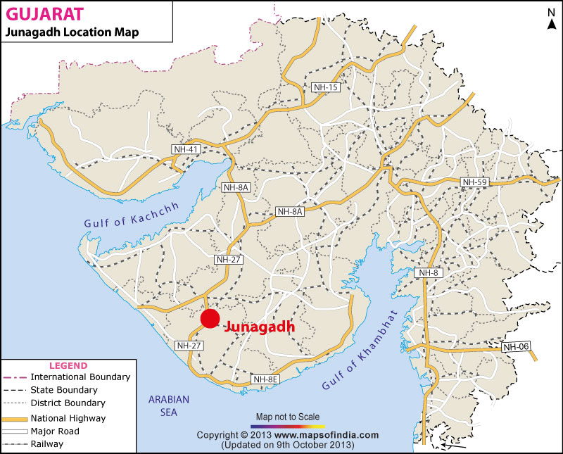 Junagadh Location Map