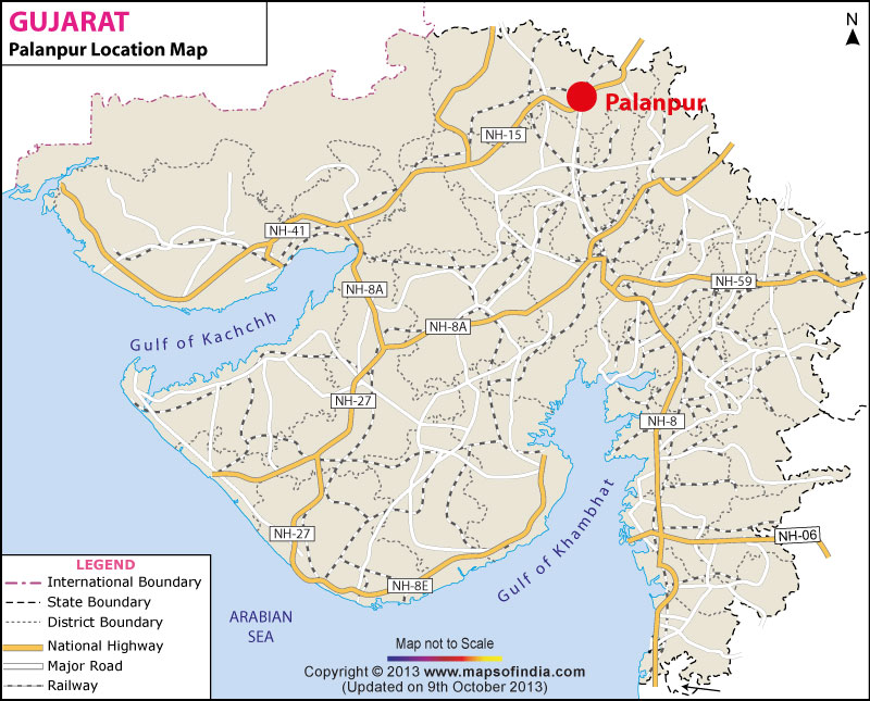 Palanpur Location Map