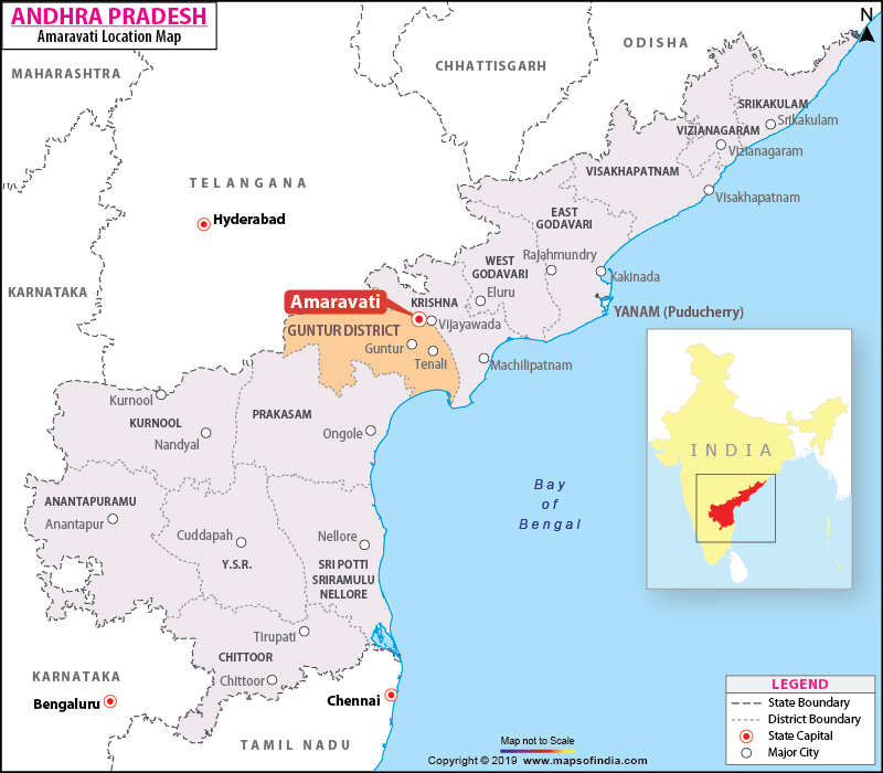 Amravati In India Map Where Is Amaravati Located In India | Amaravati Location Map,Andhra Pradesh