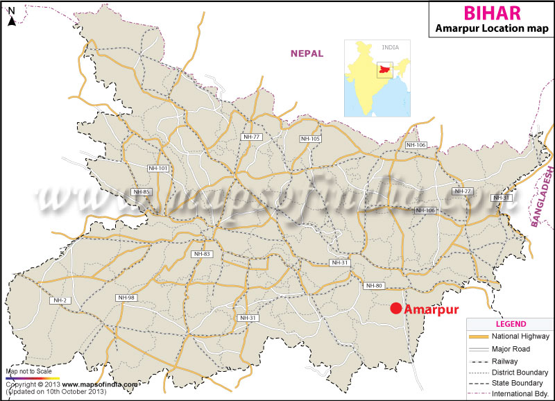 Amarpur Location Map