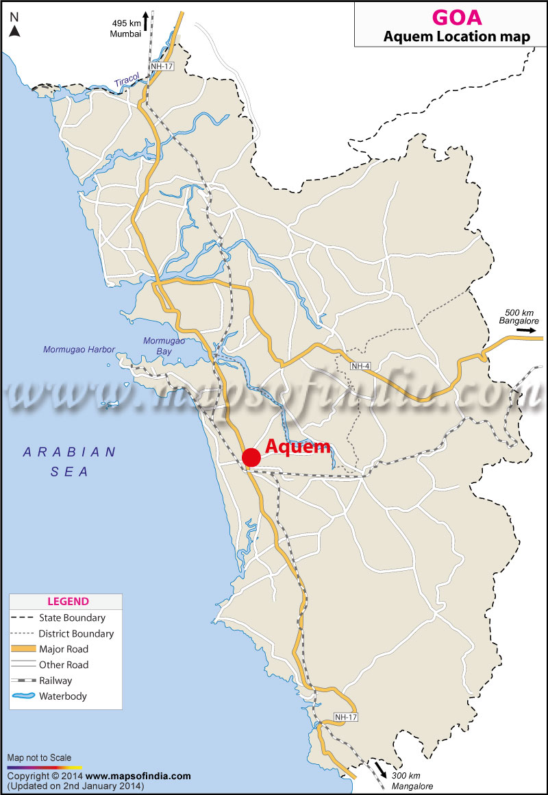 Aquem Location Map