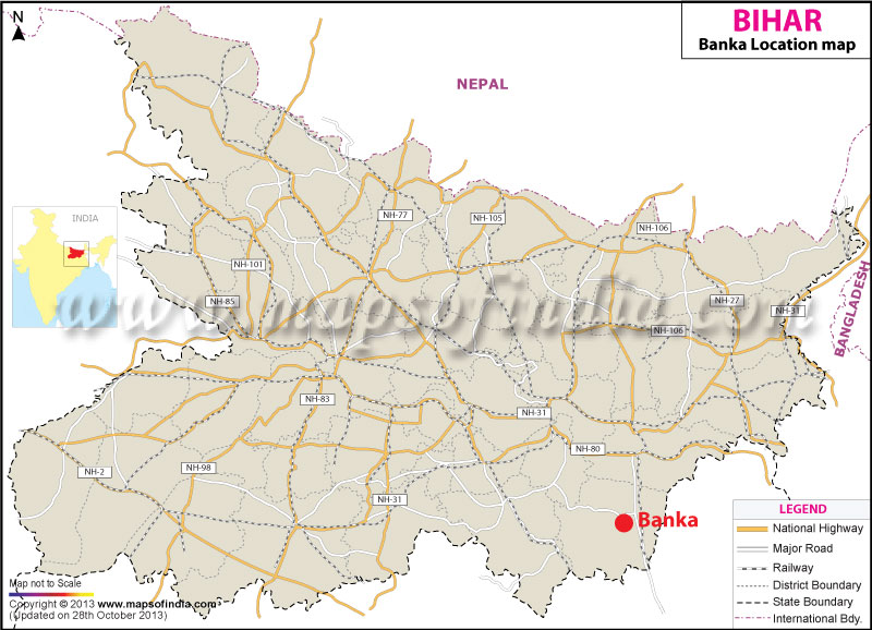 Banka Location Map