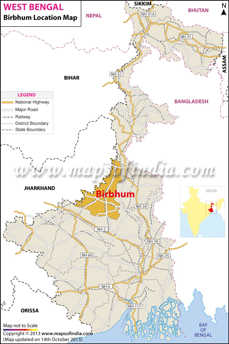 Birbhum Location Map