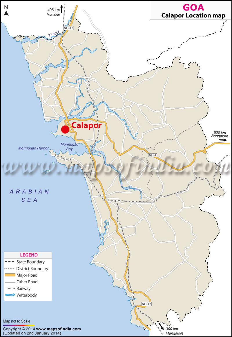 Calapor Location Map