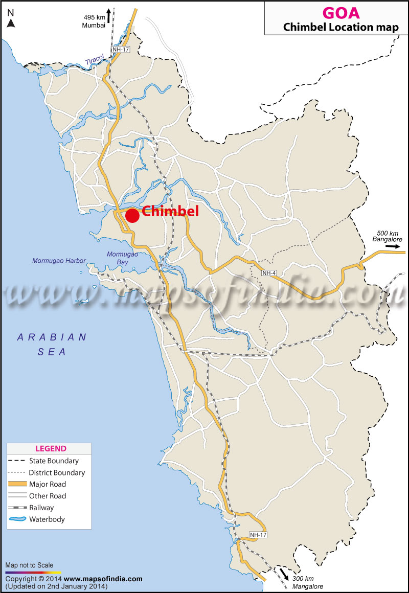 Chimbel Location Map