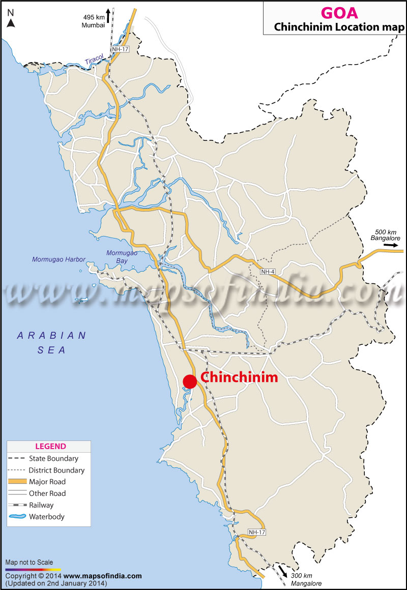 Chinchinim Location Map