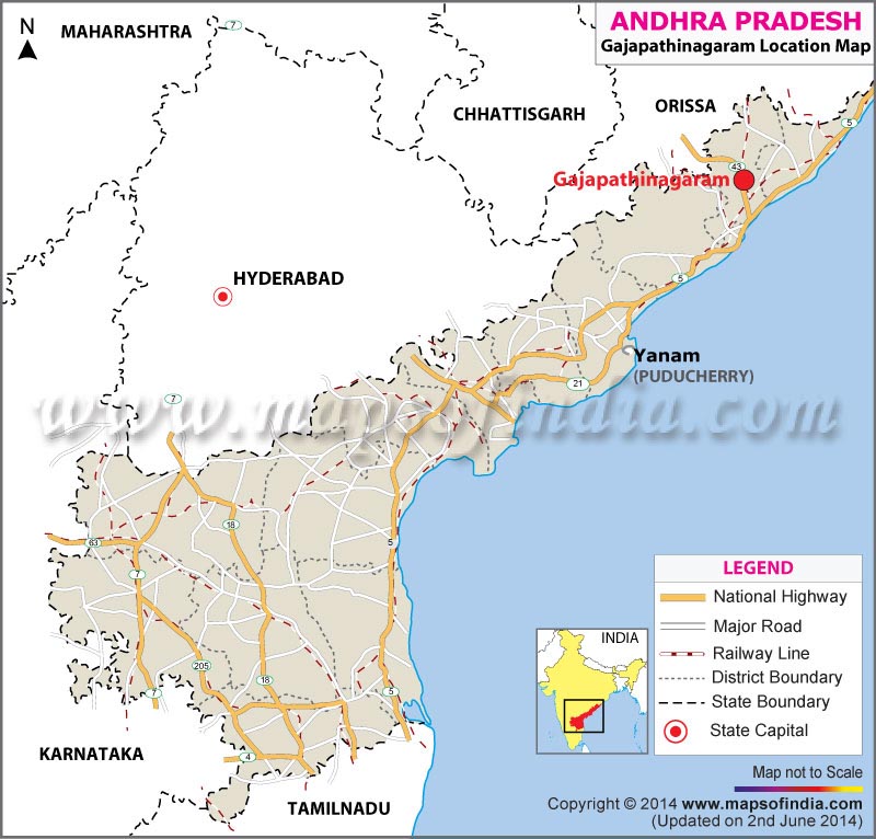 Gajapathinagaram Location Map