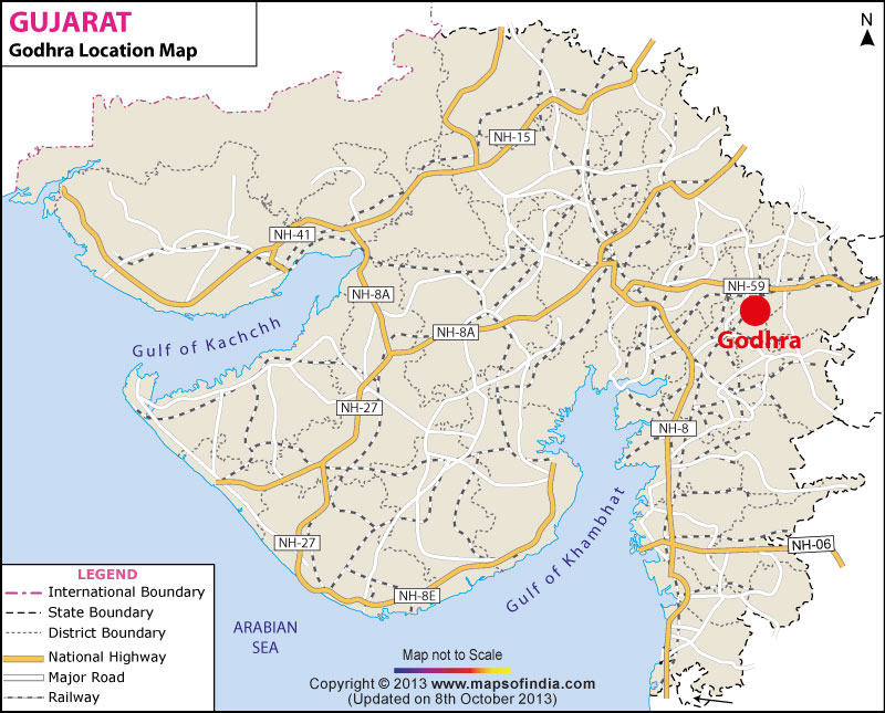 Godhra Location Map