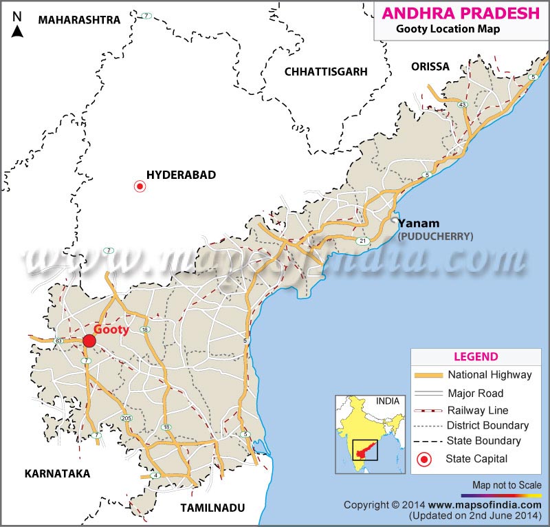 Gooty Location Map