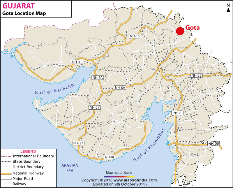 Gota Location Map