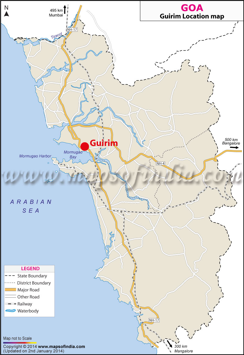 Guirim Location Map