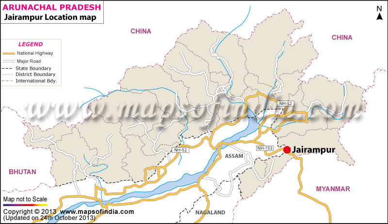 Jairampur Location Map
