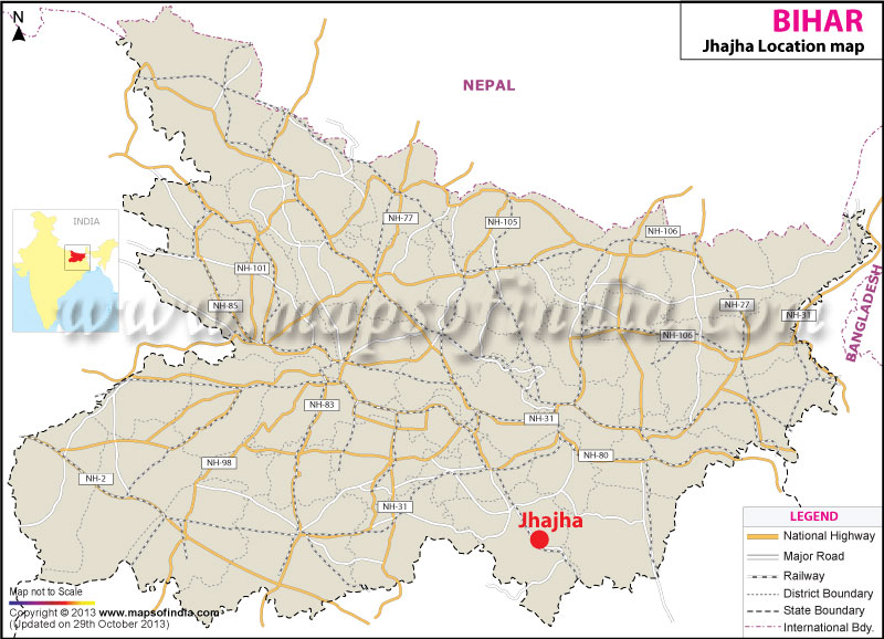 Jhajha Location Map