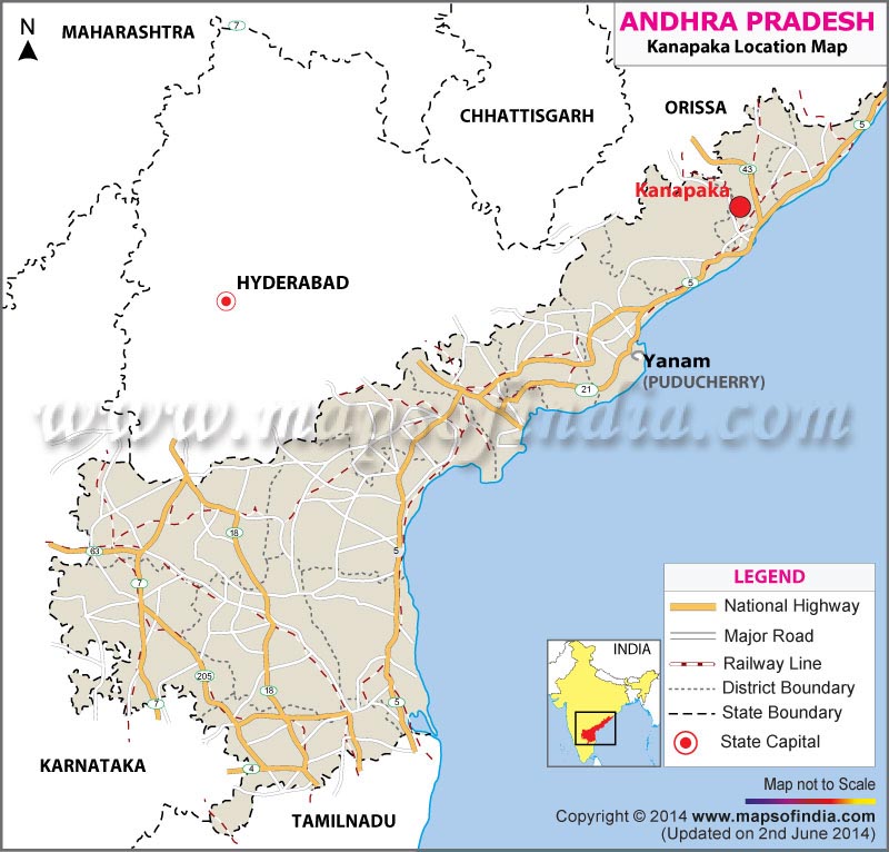 Kanapaka Location Map