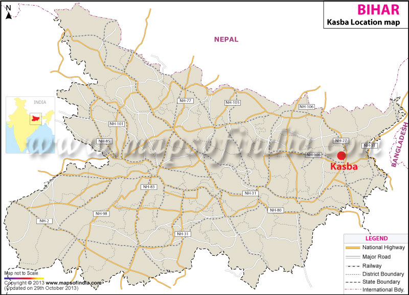 Kasba Location Map