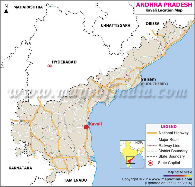 Hyderabad To Kavali Route Map Where Is Kavali Located In India | Kavali Location Map,Andhra Pradesh